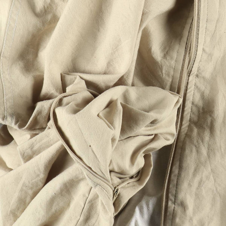 00s~ Reebok Windbreaker Men's M size polyester Beige type Vintage Second Hand
