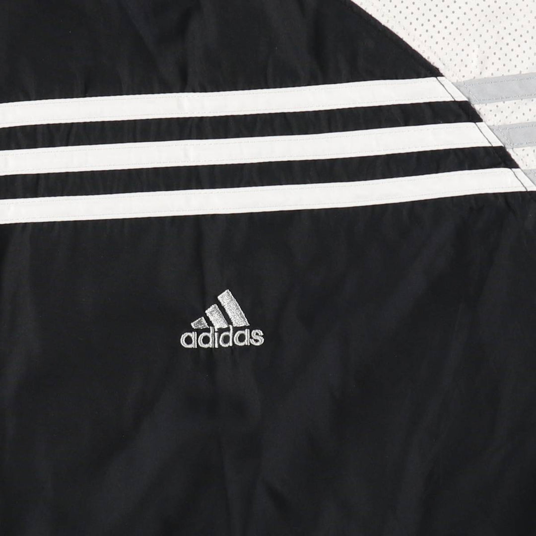 00'S adidas windbreaker, men's size L polyester black type Vintage Second Hand