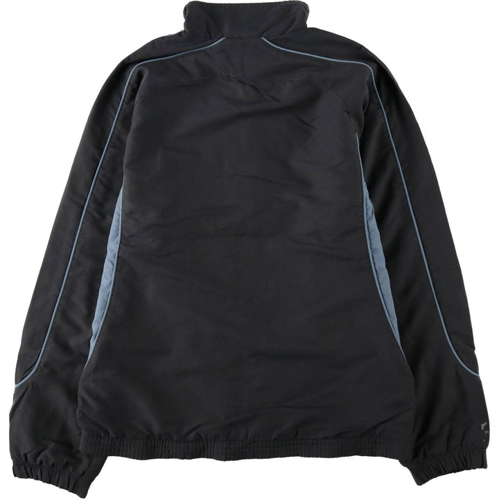 2000'S Adidas windbreaker, men's size L (equivalent), full zip. polyester black type Vintage Second Hand