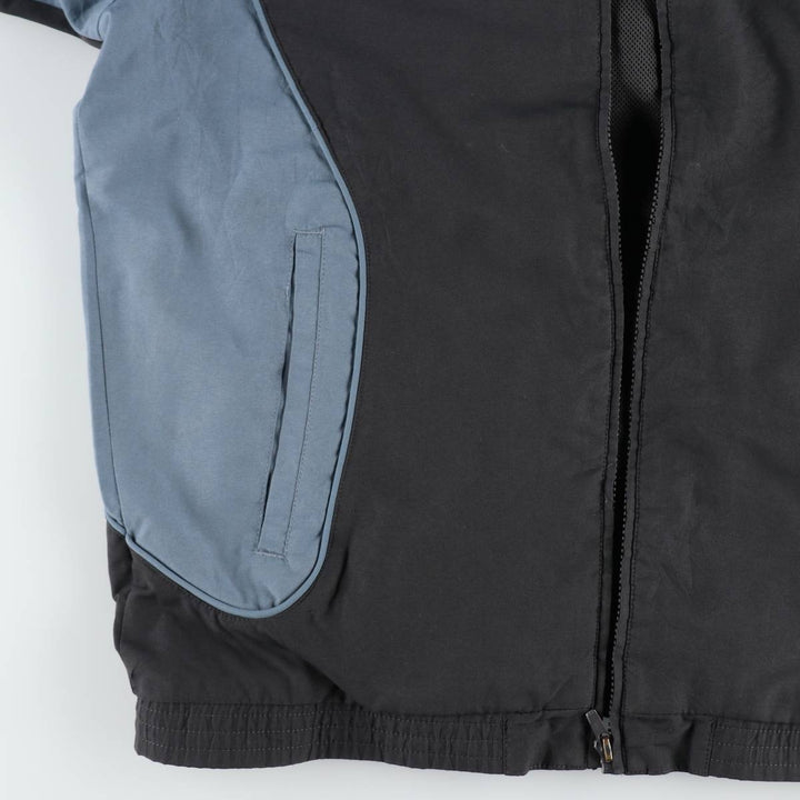 2000'S Adidas windbreaker, men's size L (equivalent), full zip. polyester black type Vintage Second Hand