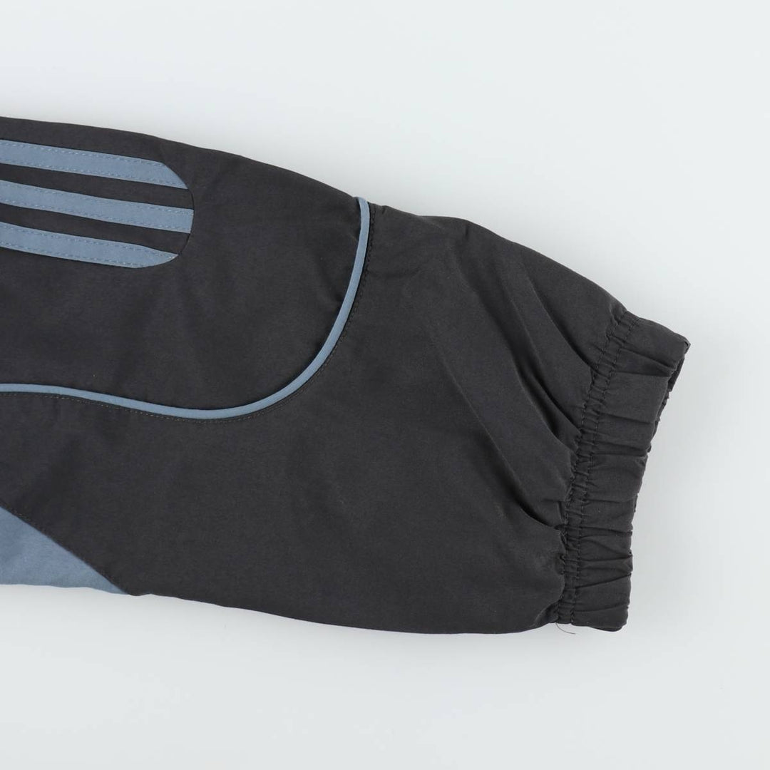 2000'S Adidas windbreaker, men's size L (equivalent), full zip. polyester black type Vintage Second Hand