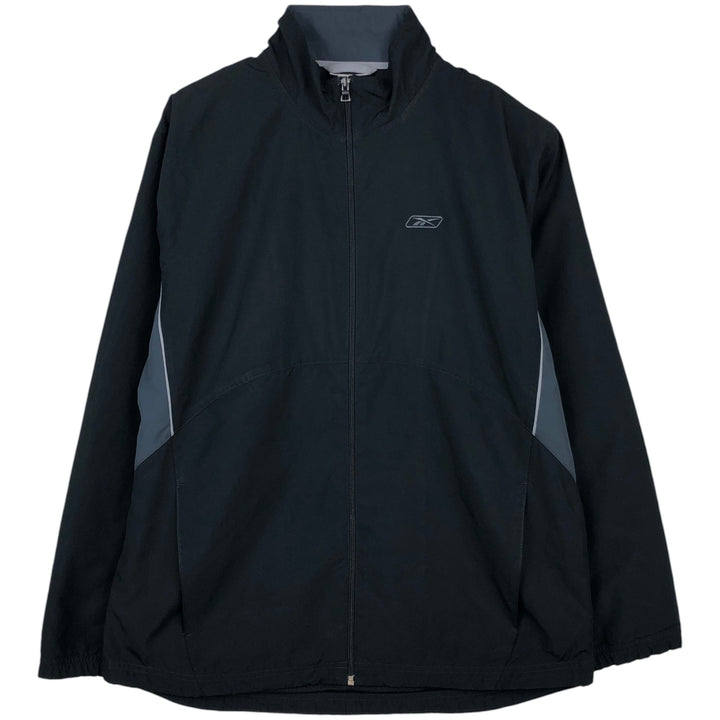 Reebok Windbreaker Men's Size L polyester black type Vintage Second Hand