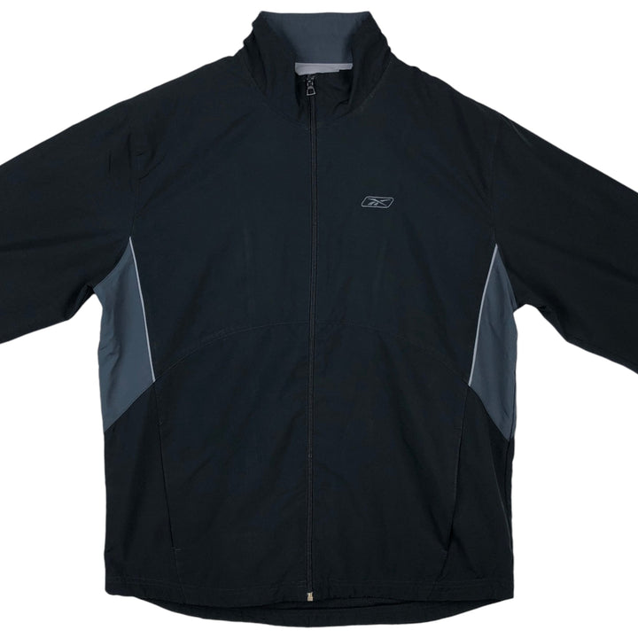 Reebok Windbreaker Men's Size L polyester black type Vintage Second Hand