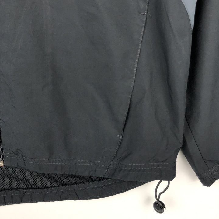 Reebok Windbreaker Men's Size L polyester black type Vintage Second Hand