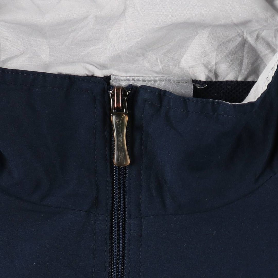 00s~ Reebok Windbreaker Men's L size unclear navy blue type Vintage Second Hand