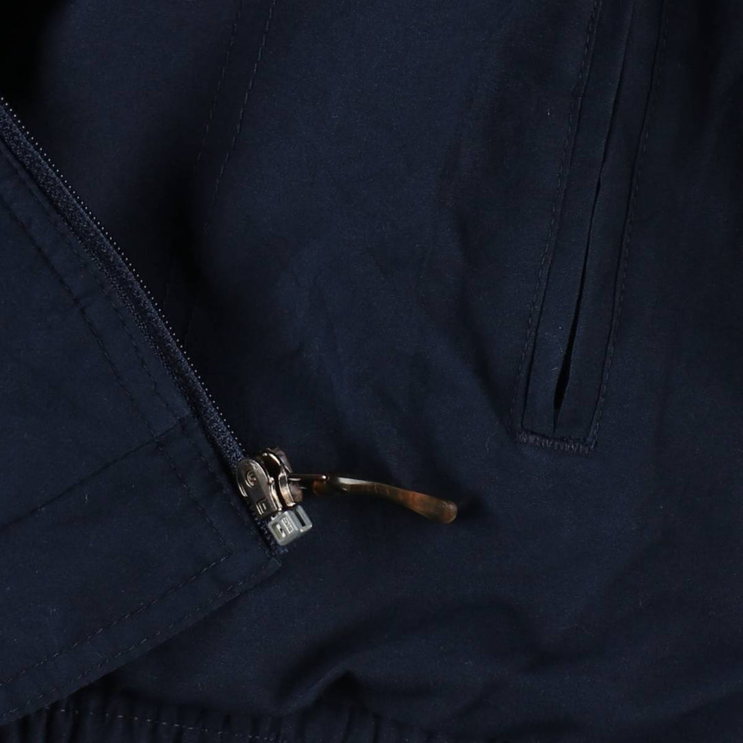 00s~ Reebok Windbreaker Men's L size unclear navy blue type Vintage Second Hand