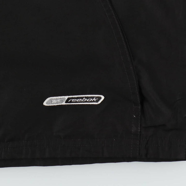 00s~ Reebok Windbreaker Men's M size polyester black type Vintage Second Hand