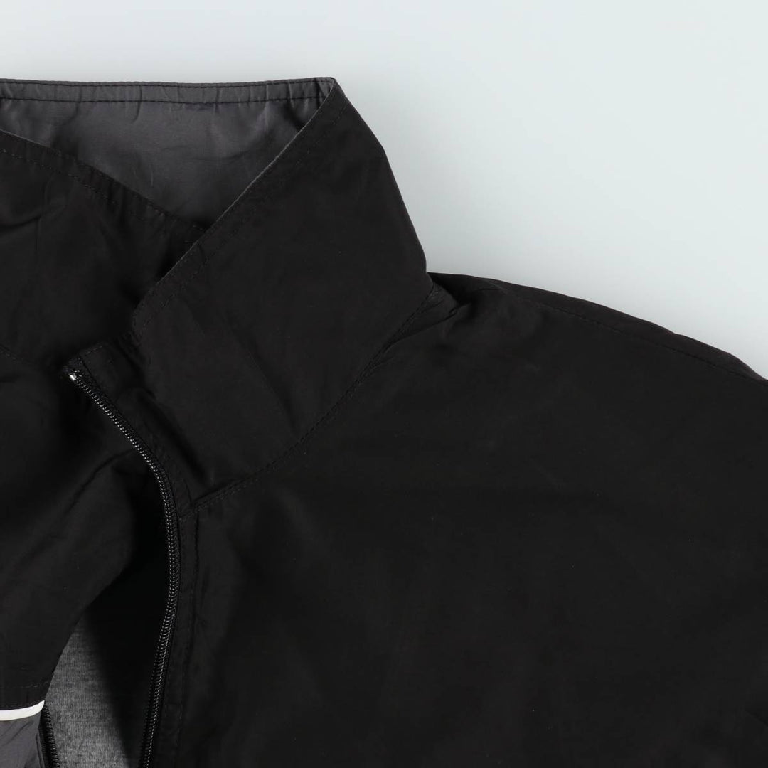00s~ Reebok Windbreaker Men's M size polyester black type Vintage Second Hand