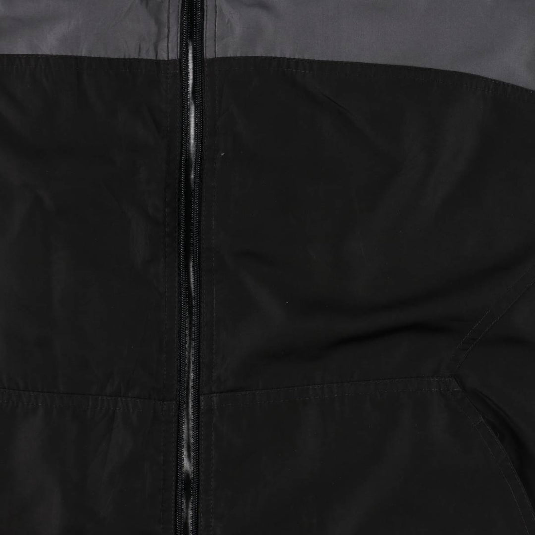 00s~ Reebok Windbreaker Men's M size polyester black type Vintage Second Hand