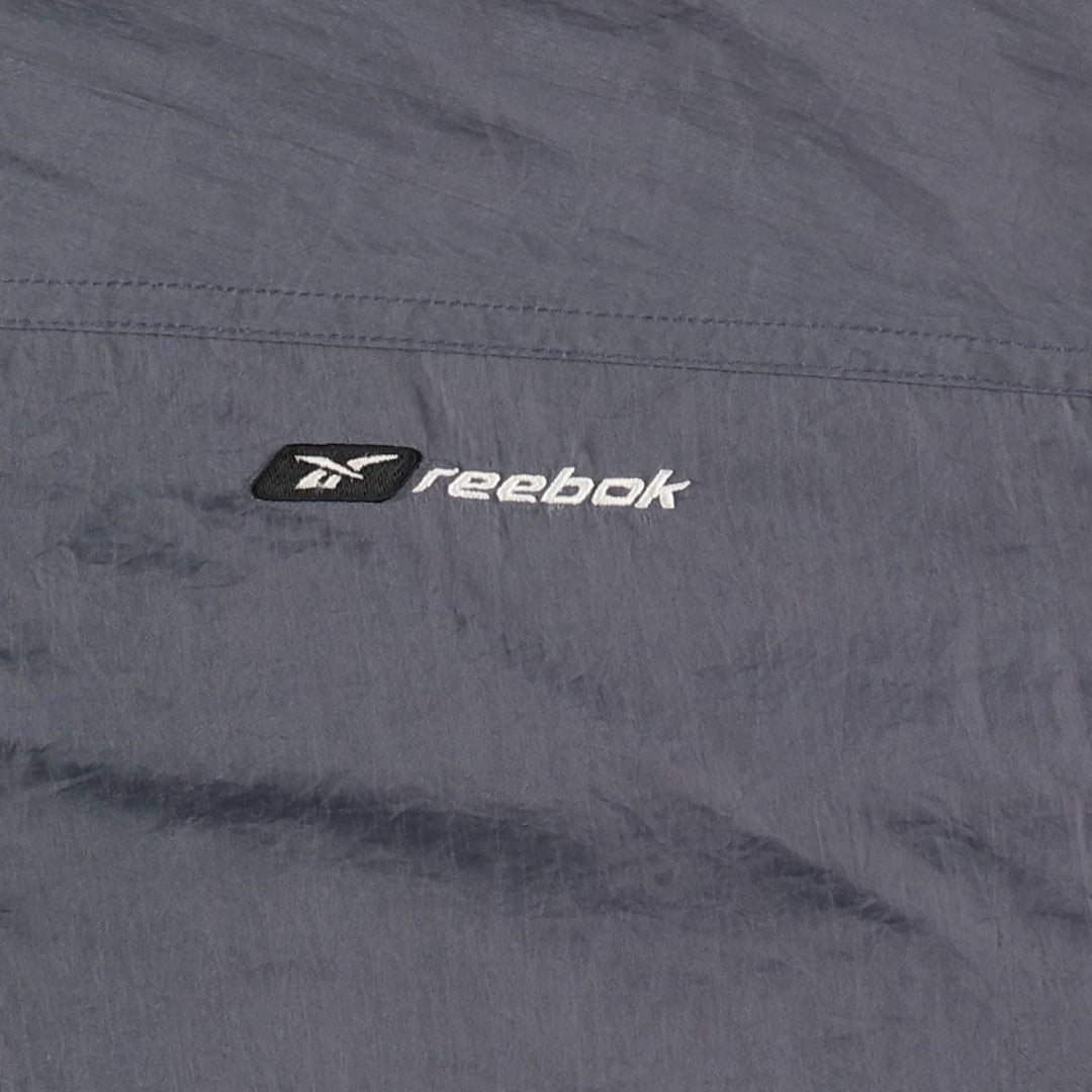 00s~ Reebok nylon jacket, men's XL size Nylon gray type Vintage Second Hand