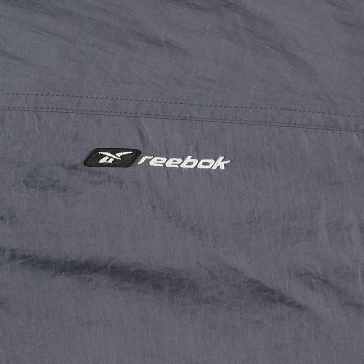 00s~ Reebok nylon jacket, men's XL size Nylon gray type Vintage Second Hand
