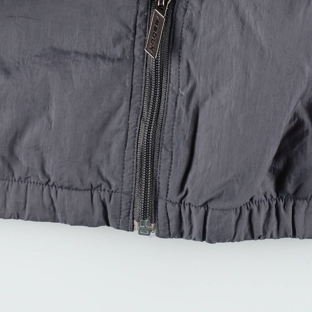 00s~ Reebok nylon jacket, men's XL size Nylon gray type Vintage Second Hand
