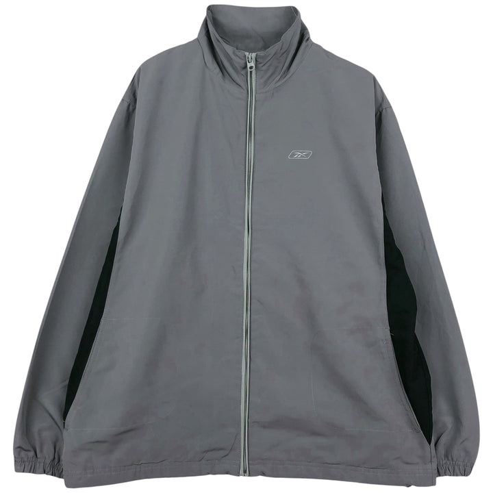 Reebok Windbreaker Men's Size L polyester gray type Vintage Second Hand