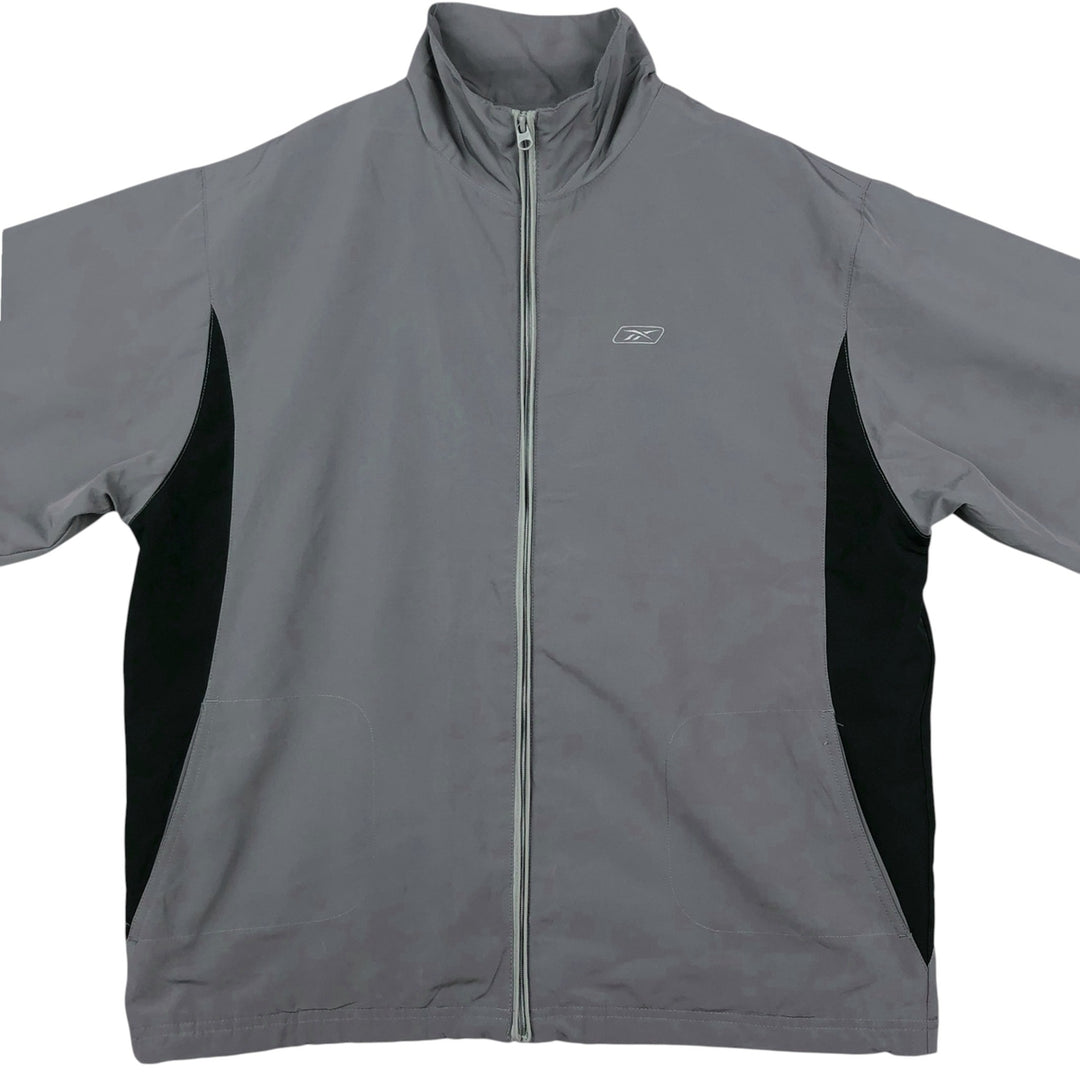 Reebok Windbreaker Men's Size L polyester gray type Vintage Second Hand