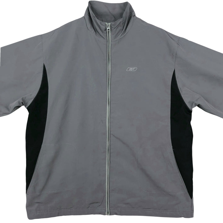Reebok Windbreaker Men's Size L polyester gray type Vintage Second Hand