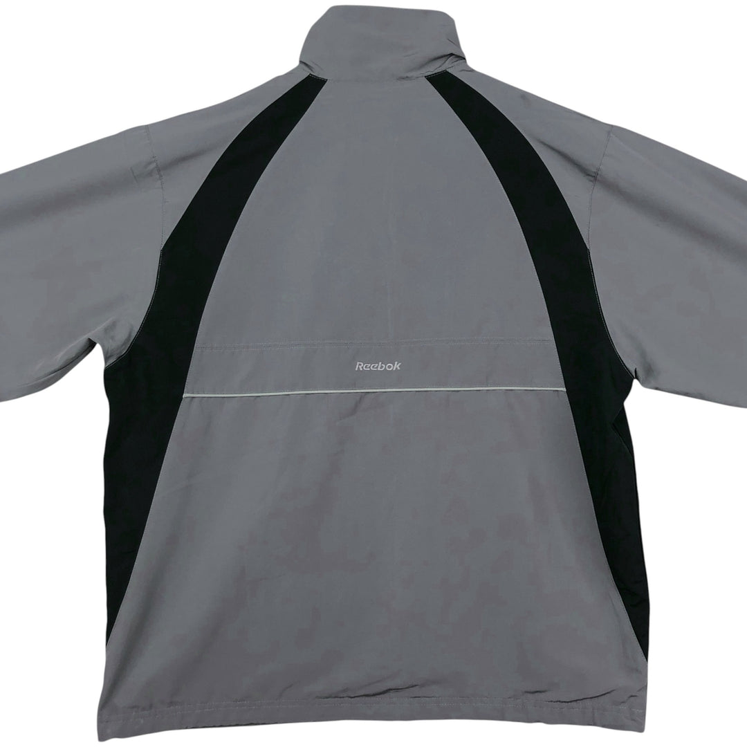 Reebok Windbreaker Men's Size L polyester gray type Vintage Second Hand