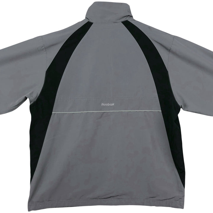 Reebok Windbreaker Men's Size L polyester gray type Vintage Second Hand