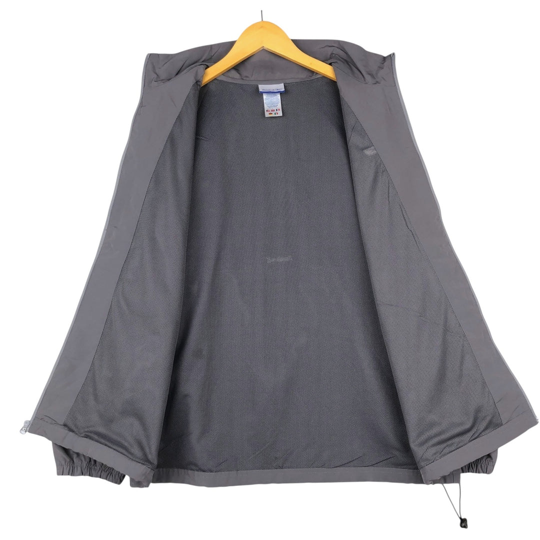 Reebok Windbreaker Men's Size L polyester gray type Vintage Second Hand
