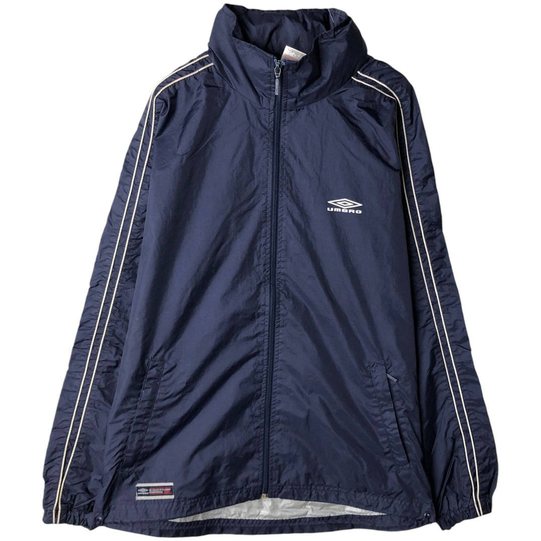 90s-00'S Umbro nylon jacket, men's size S (approx.) Nylon navy blue type Vintage Second Hand