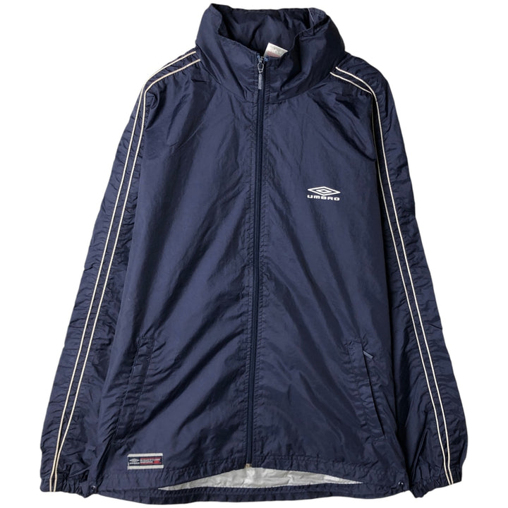 90s-00'S Umbro nylon jacket, men's size S (approx.) Nylon navy blue type Vintage Second Hand