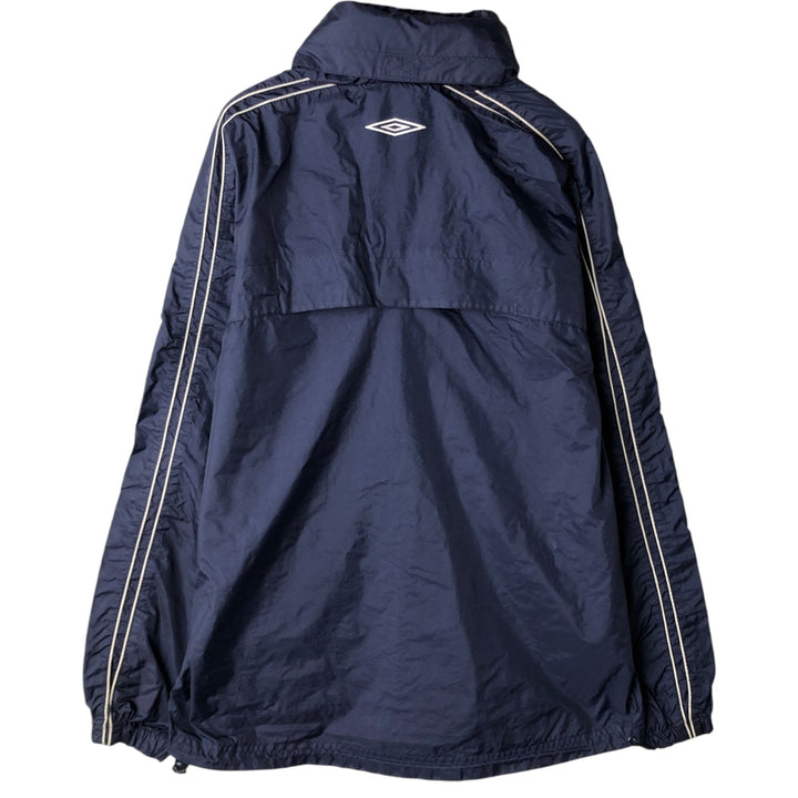 90s-00'S Umbro nylon jacket, men's size S (approx.) Nylon navy blue type Vintage Second Hand