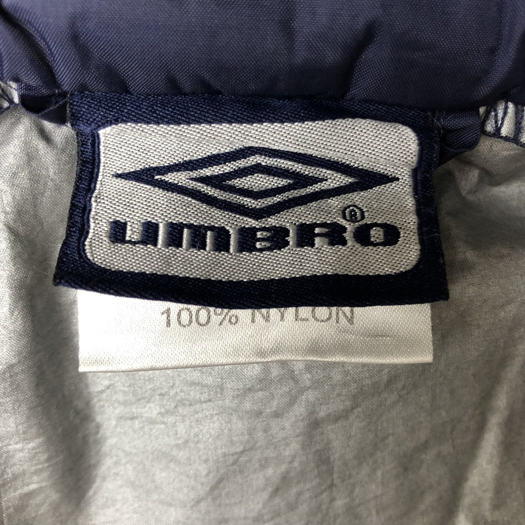 90s-00'S Umbro nylon jacket, men's size S (approx.) Nylon navy blue type Vintage Second Hand