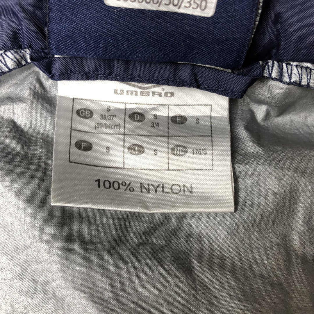 90s-00'S Umbro nylon jacket, men's size S (approx.) Nylon navy blue type Vintage Second Hand