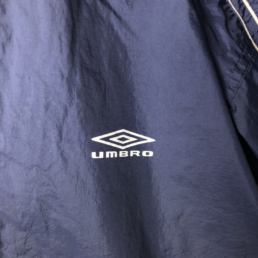 90s-00'S Umbro nylon jacket, men's size S (approx.) Nylon navy blue type Vintage Second Hand