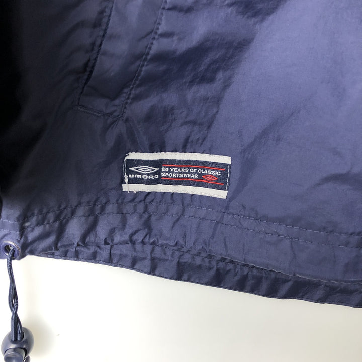 90s-00'S Umbro nylon jacket, men's size S (approx.) Nylon navy blue type Vintage Second Hand