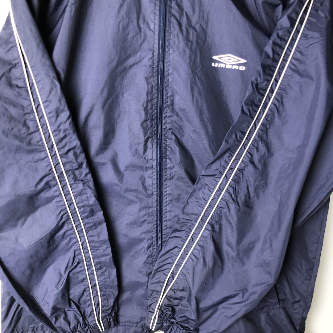90s-00'S Umbro nylon jacket, men's size S (approx.) Nylon navy blue type Vintage Second Hand
