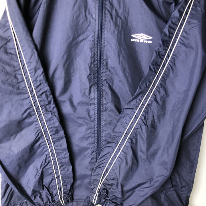 90s-00'S Umbro nylon jacket, men's size S (approx.) Nylon navy blue type Vintage Second Hand