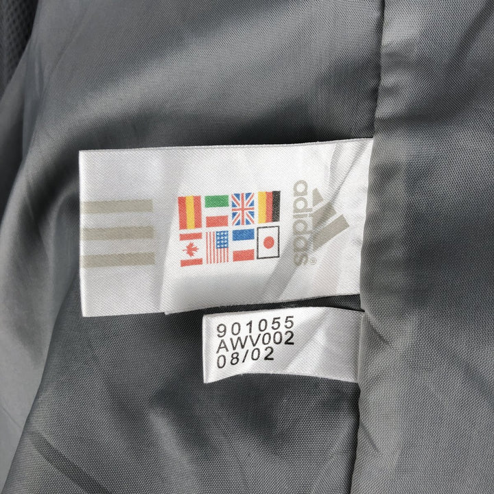 00'S adidas windbreaker, men's size L polyester black type Vintage Second Hand