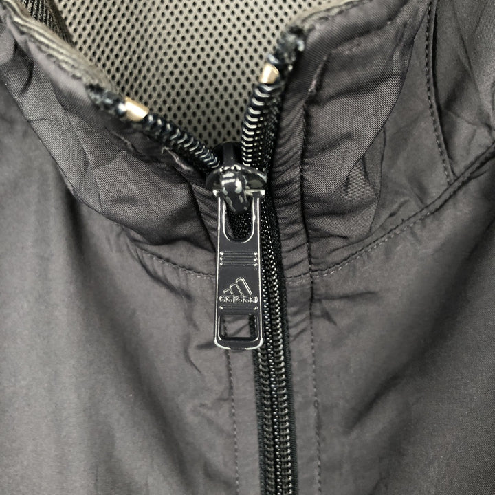 00'S adidas windbreaker, men's size L polyester black type Vintage Second Hand