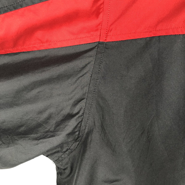 00'S adidas windbreaker, men's size L polyester black type Vintage Second Hand