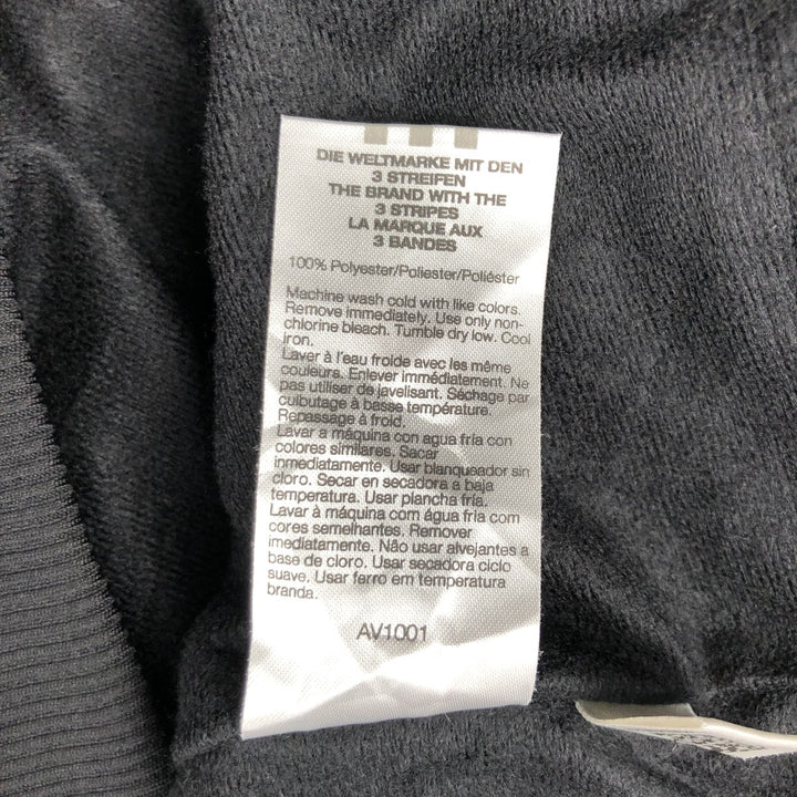 2000'S Adidas hooded windbreaker, men's size L (approx.) polyester black type Vintage Second Hand