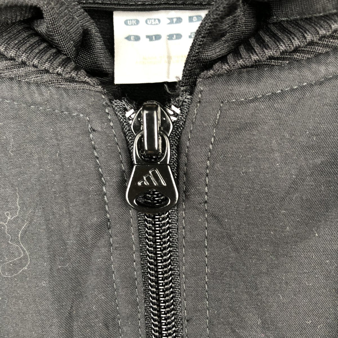 2000'S Adidas hooded windbreaker, men's size L (approx.) polyester black type Vintage Second Hand