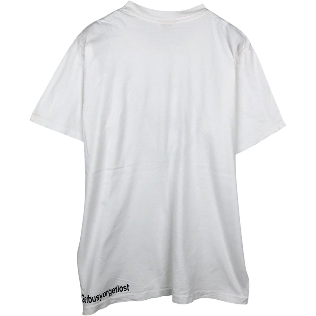 90'S STANFIELED'S Printed T-Shirt, Made in Canada, Men's Size L (approx.), Vintage cotton white type Vintage Second Hand
