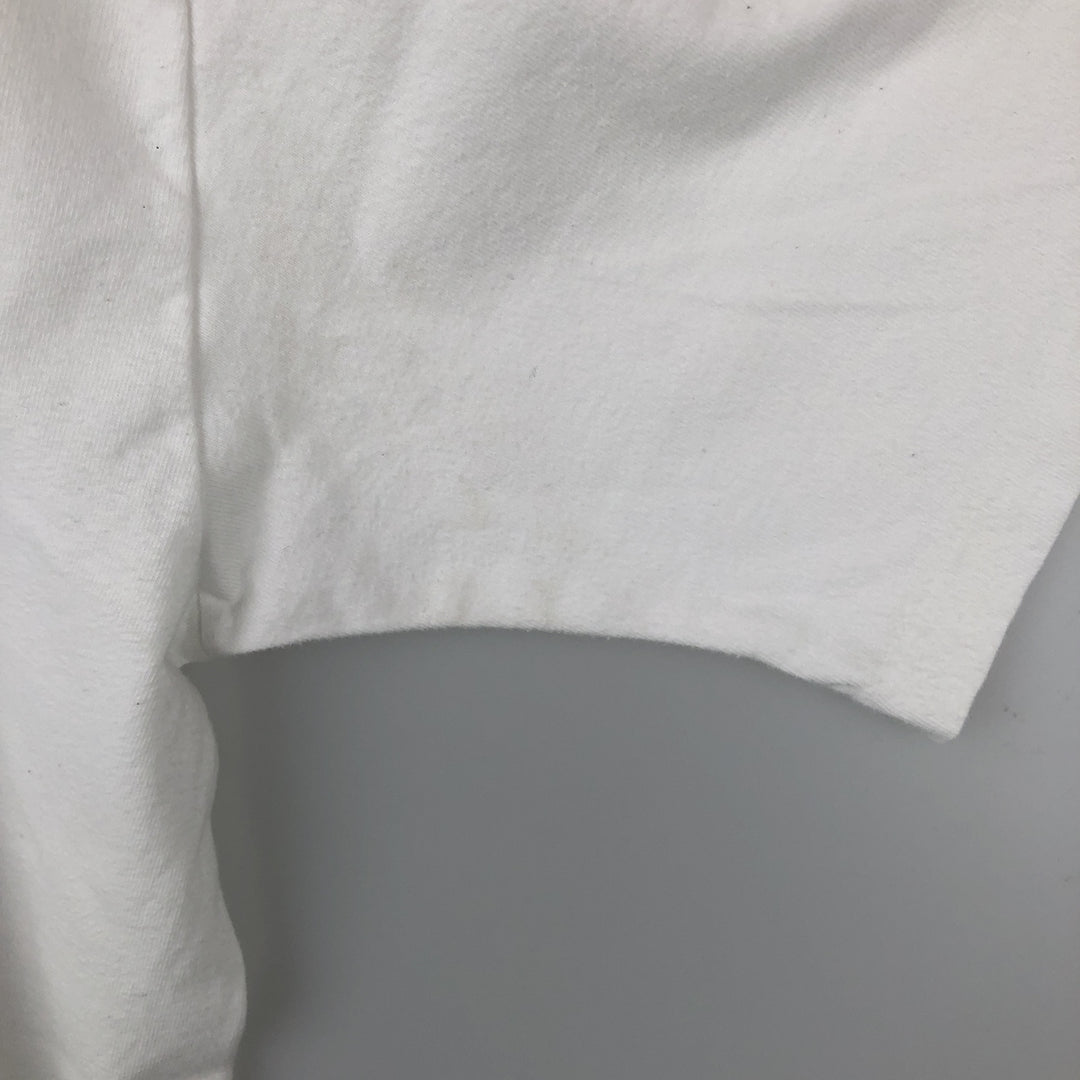 90'S STANFIELED'S Printed T-Shirt, Made in Canada, Men's Size L (approx.), Vintage cotton white type Vintage Second Hand