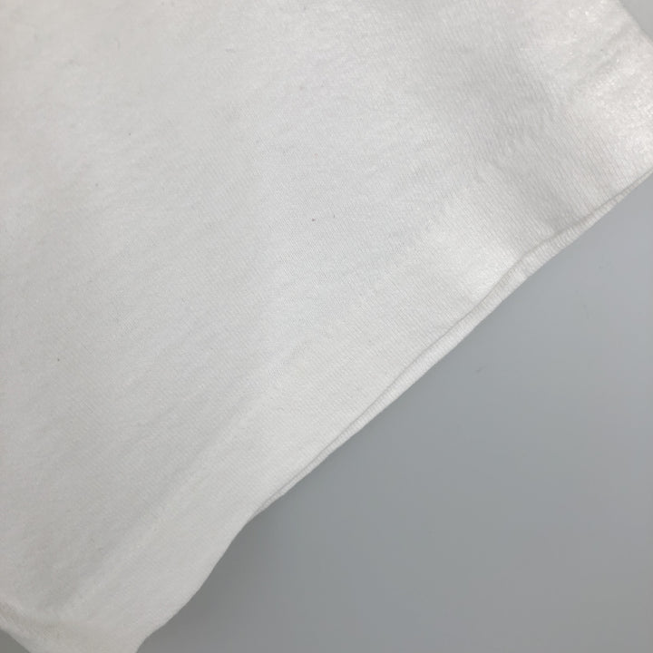 90'S Fruit of the Loom Heavy Cotton Printed T-Shirt Made in USA Men's XL Vintage cotton white type Vintage Second Hand