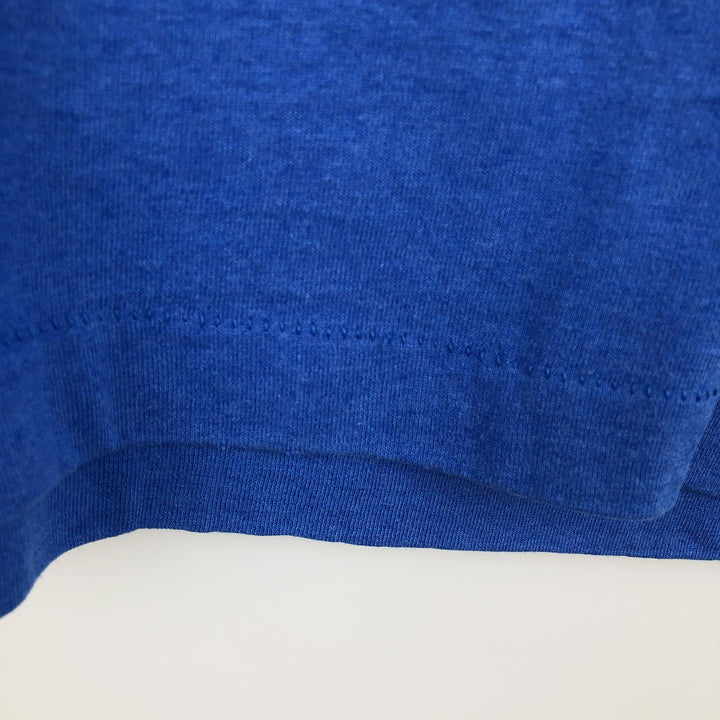 90'S Screen Stars Best Printed T-shirt Made in USA Men's L Vintage cotton blue type Vintage Second Hand