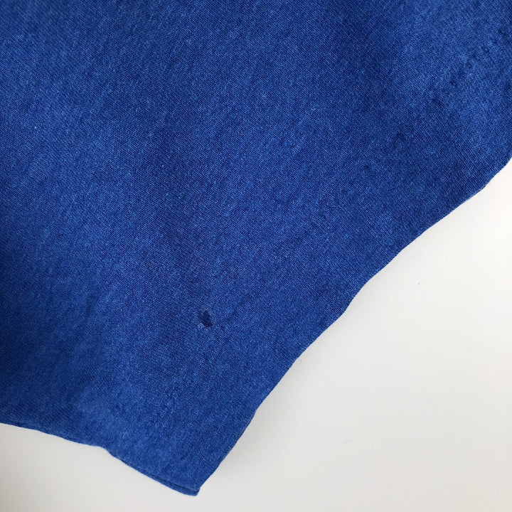 90'S Screen Stars Best Printed T-shirt Made in USA Men's L Vintage cotton blue type Vintage Second Hand