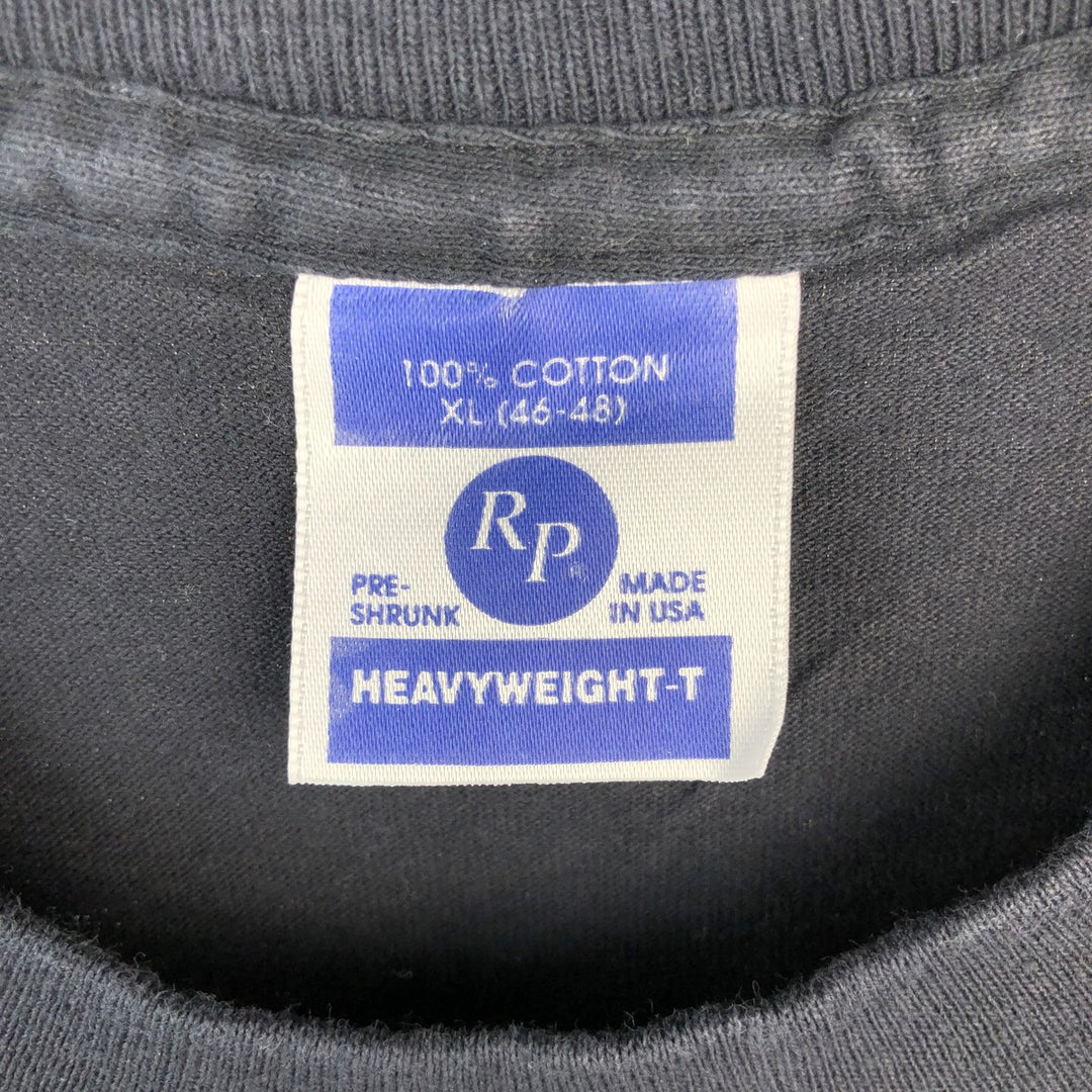 90'S Robert P. Miller Neo Advertising T-Shirt, Made in USA, Men's XL equivalent, Vintage cotton black type Vintage Second Hand