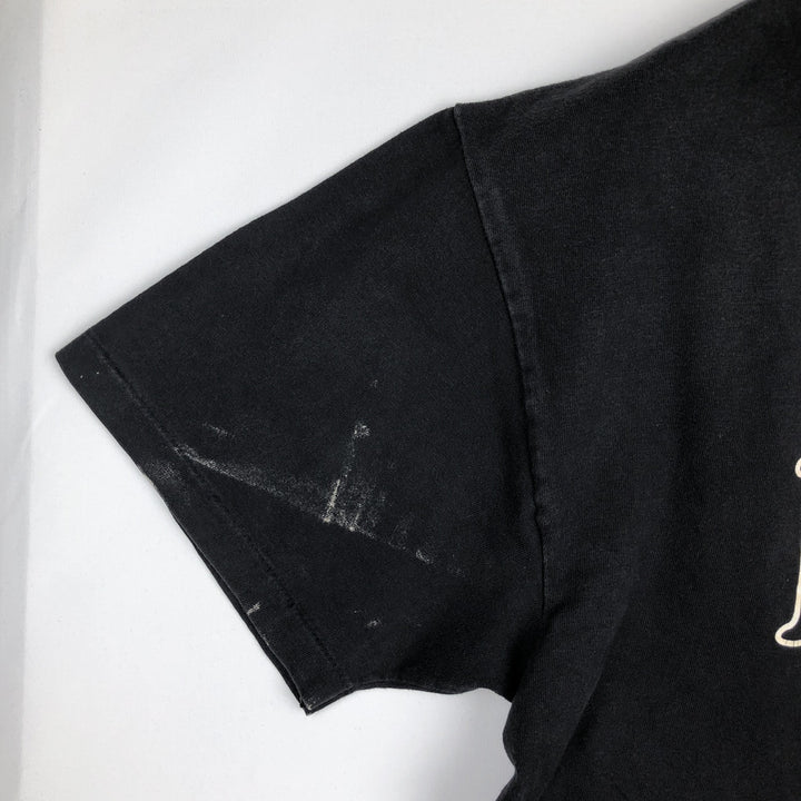 90'S Hanes BEEFY-T Laugh Factory Advertising T-shirt, Men's Size L (approx.), Vintage cotton black type Vintage Second Hand