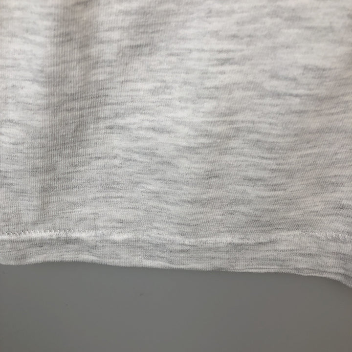 90'S Hanes BEEFY-T Printed T-shirt Made in USA Men's XL Vintage cotton gray type Vintage Second Hand