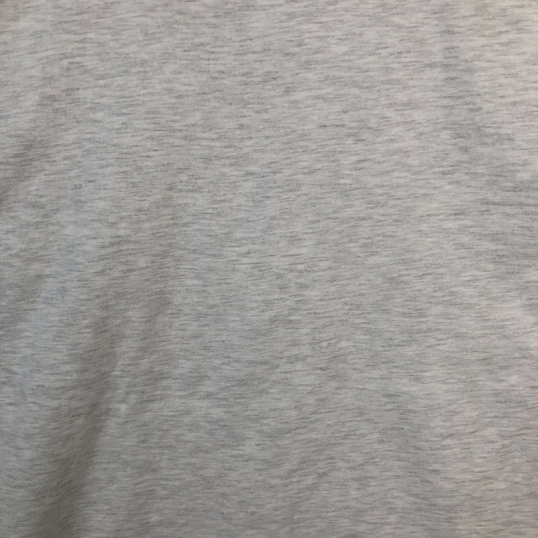 90'S Hanes BEEFY-T Printed T-shirt Made in USA Men's XL Vintage cotton gray type Vintage Second Hand