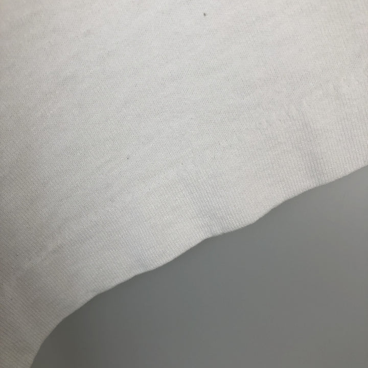 90'S Fruit of the Loom Message Print T-Shirt Made in USA Men's XL Vintage cotton white type Vintage Second Hand