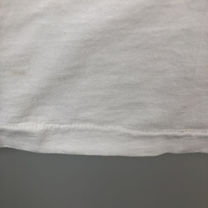 90'S Fruit of the Loom Message Print T-Shirt Made in USA Men's XL Vintage cotton white type Vintage Second Hand