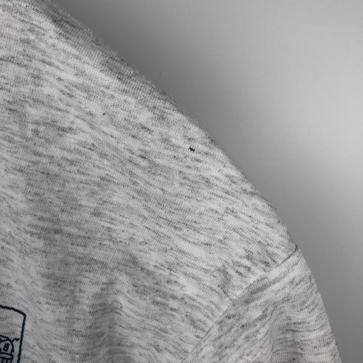Printed T-shirt, men's size XL unclear pale white type Vintage Second Hand