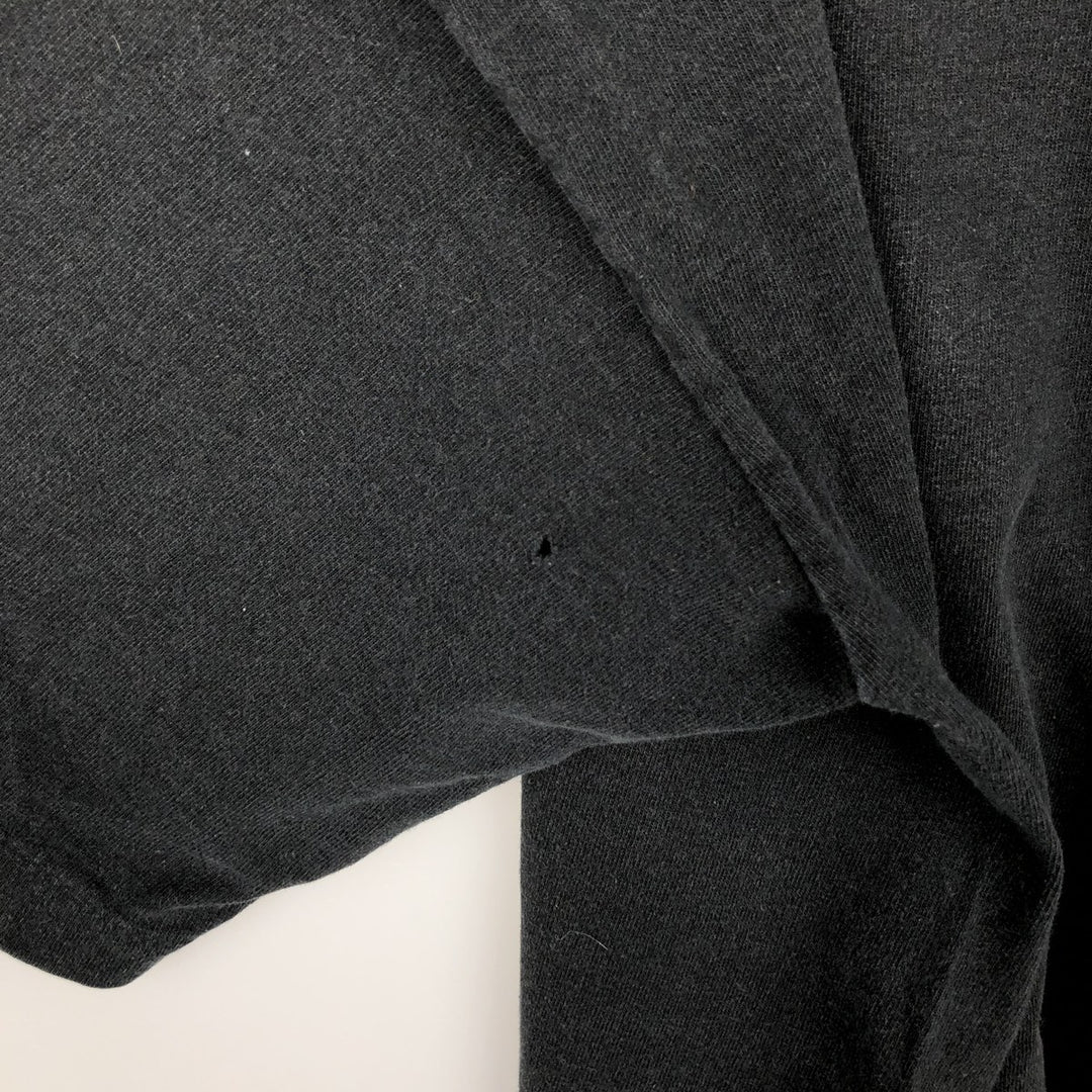 Snake Pattern Python Pattern Animal T-shirt Men's XL size unclear black type Vintage Second Hand