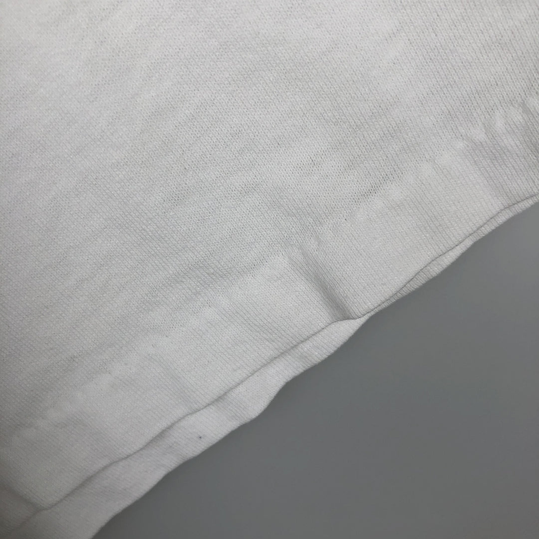 90's ONEITA POWER cotton white type Vintage Second Hand